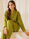 D-01 | Parrot Green | 2 PC Basic Pret - Faiza Faisal