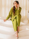 D-01 | Parrot Green | 2 PC Basic Pret - Faiza Faisal