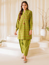 D-01 | Parrot Green | 2 PC Basic Pret - Faiza Faisal