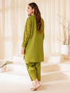 D-01 | Parrot Green | 2 PC Basic Pret - Faiza Faisal