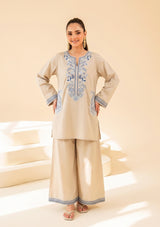 BEIGE COBALT | 2PC STITCHED