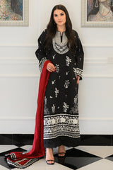 DILKASH | 3PC UNSTITCHED