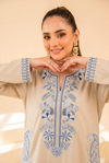 BEIGE COBALT | 2PC STITCHED