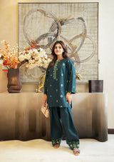 DEEP TEAL CHARM | 2PC STITCHED