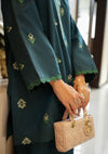 DEEP TEAL CHARM | 2PC STITCHED