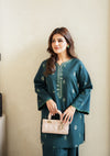 DEEP TEAL CHARM | 2PC STITCHED