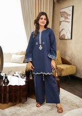NAVY SYMPHONY | 2PC STITCHED