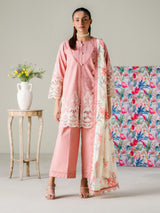 BLUSH HORIZON | 3PC UNSTITCHED