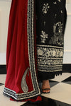 DILKASH | 3PC UNSTITCHED