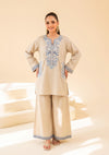 BEIGE COBALT | 2PC STITCHED