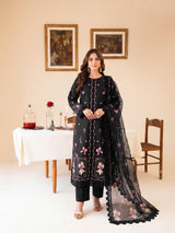 FLORAL NOIR | 3PC UNSTITCHED