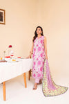 FUCHSIA PINK | 3PC UNSTITCHED