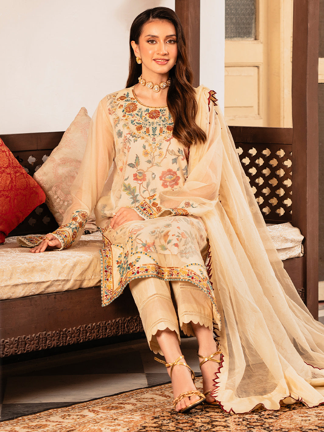 Jasmine-Printed Luxury Pret (3Pcs)